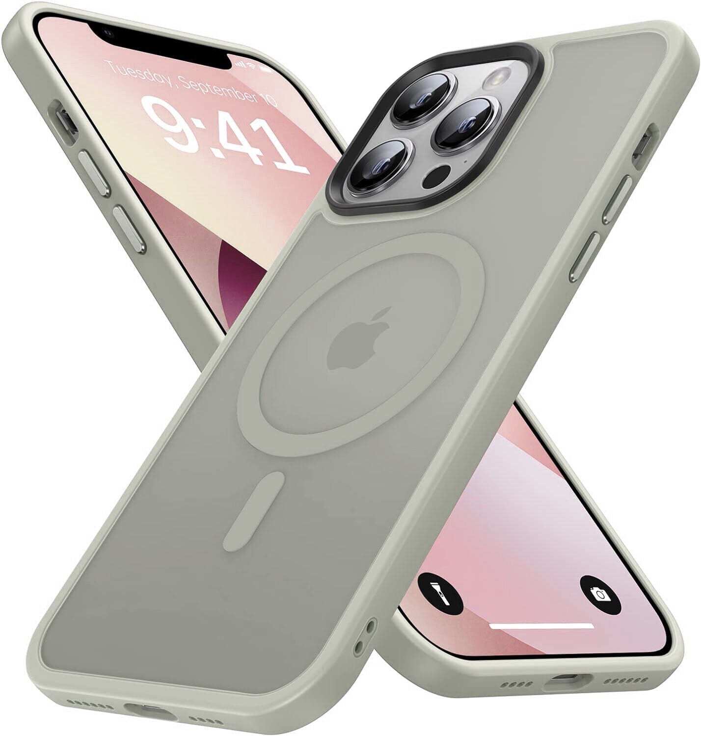 For Iphone 17 16 15 14 13 12 Pro Max Air Frosted Case Mag Safe Shockproof Cover