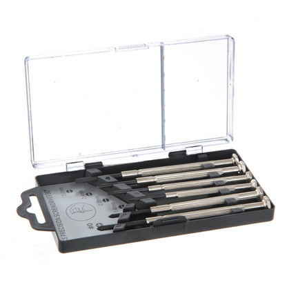 6 Piece Precision Philips and Slotted Screwdriver Set TS80037R, Steel